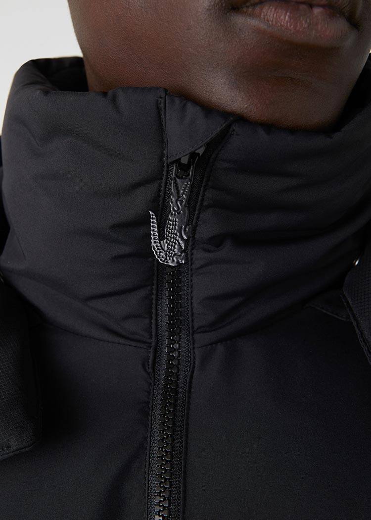 LACOSTE ブラウン MA-1ジャケット FR 46 / US XS ラコステ LACOSTE モノグラムジャカードトラックジャケット